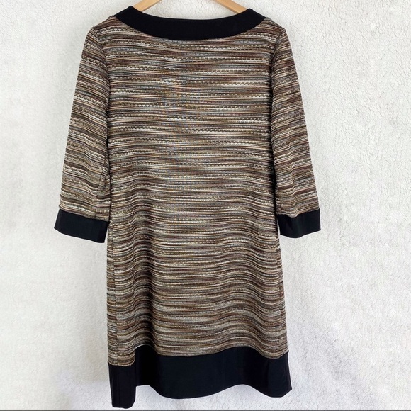 RONNI NICOLE 3/4 Sleeve Knit Shift Dress Size:  10 - Picture 2 of 6